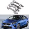 Carbon Fiber Pattern Door Handle Trim for 2018-2023 Kia Ceed 3 CD Proceed SW.