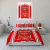 Set Biancheria da Letto a Tema Calcio Arsenal Set Biancheria da Letto (1 copripiumino, 2 federe, piumino non incluso)
