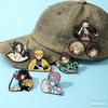 NEW HOT Anime Cartoon Series New Ghostblade Environmental Protection Metal Badge Cute Bag Clothing Decoration Spot Direct S