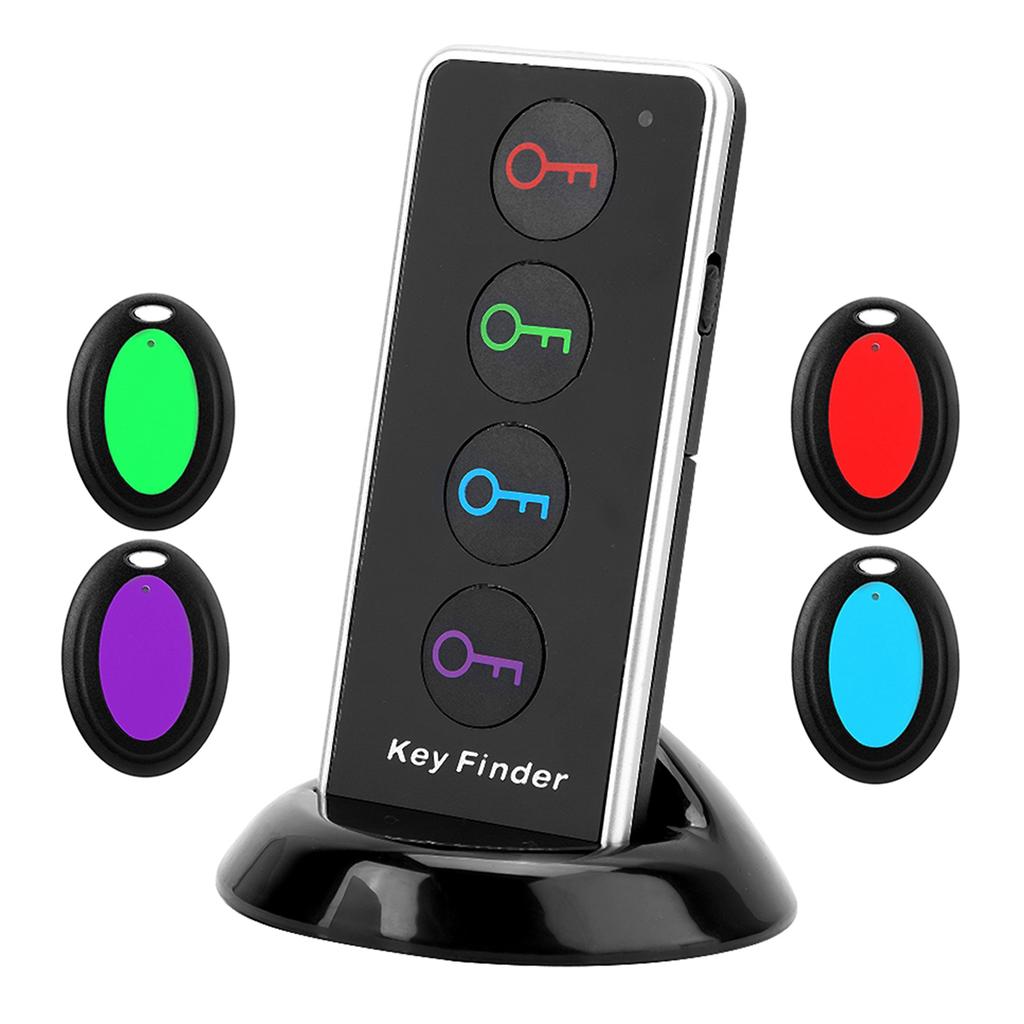 5-elementowy bezprzewodowy lokalizator kluczy, portfela, pilota do telewizora z 1 nadajnikiem i 4 odbiornikami
