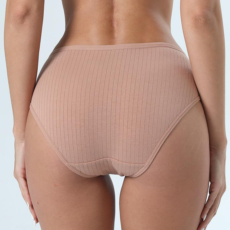 Plus Size High Waist Pure Cotton Women's Panties - Mommy Triangle Style, Autumn Collection