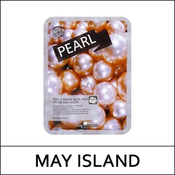 

[MAY ISLAND] (s) Real Essence Mask Pack (25ml*10ea) 1 Pack / # Pearl