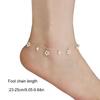 Anklet Pearl Ankles Chain Handmade Simple Chains Clothing Accessories Women Leisure Office Commute Thanksgiving Gifts