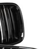 BMW 3 E36 91-96 grilles between the headlights (kidneys) left + right set BLACK GLOSSY DOUBLE BAR