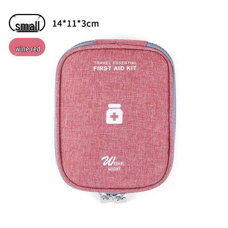 Oxford Cloth Large-Capacity Portable Medicine Bag for Travel and Home Emergency Use