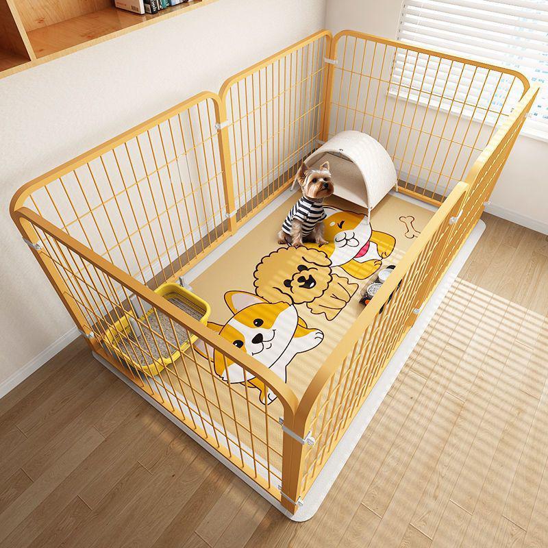 Indoor Dog Fence & Cage with Isolation Door for Medium & Large Dogs