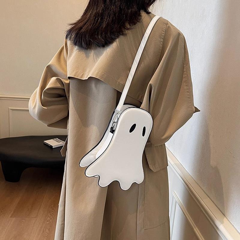 Halloween Bag Versatile Cartoon Crossbody Bags for Women Shoulder Bags Trend Designer Small Alien Ghost Bags for Girls KTY