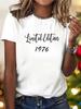 A Limited Edition WomenS ShortSleeve Top with a 1976 Pattern Perfect As a Birthday Gift