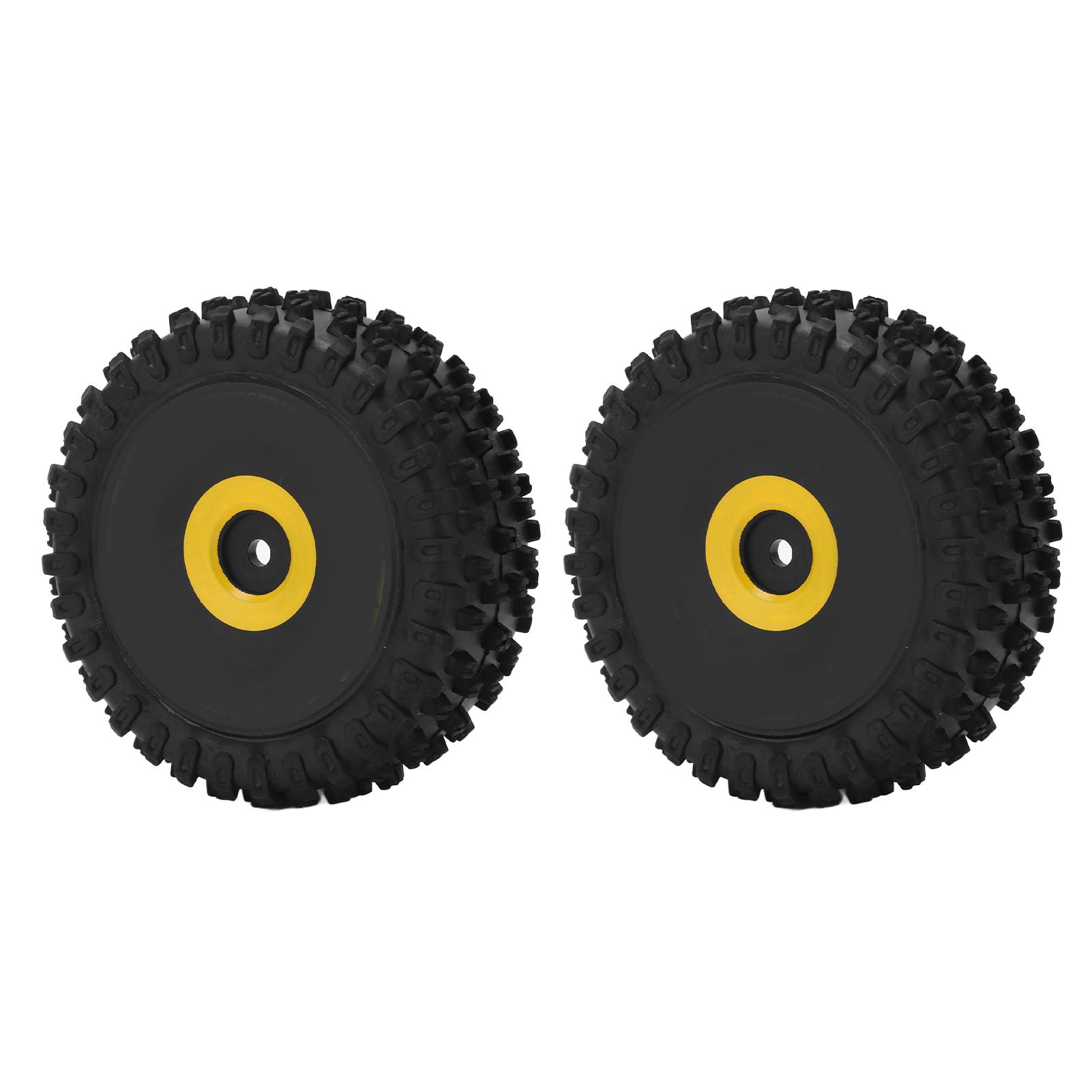 

2Pcs RC Car Front Wheel and Tire RC Rubber Tires Plastic Wheel for WLtoys 144010 1 14 Remote Control Car