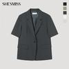 [shs Miss] One Button Short Sleeve Set Up Jacket Swsjkp22020