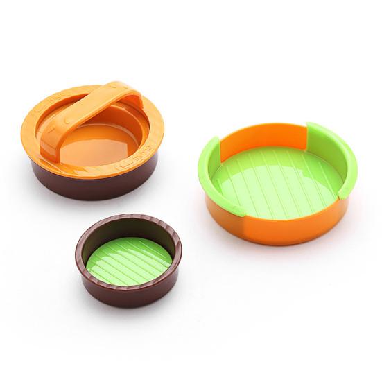 Yousheng Round Burger Press Patty Maker with Non-Stick Plunger Reusable Even Thickness Burger Shaping Press for Beef Chicken Veggie Patties Essential