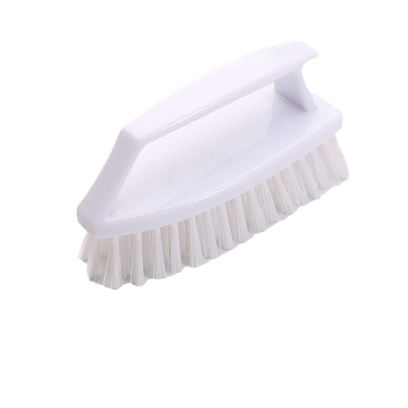 Multi-functional Stiff Bristle Brush for Laundry, Floor, and Shoe Cleaning