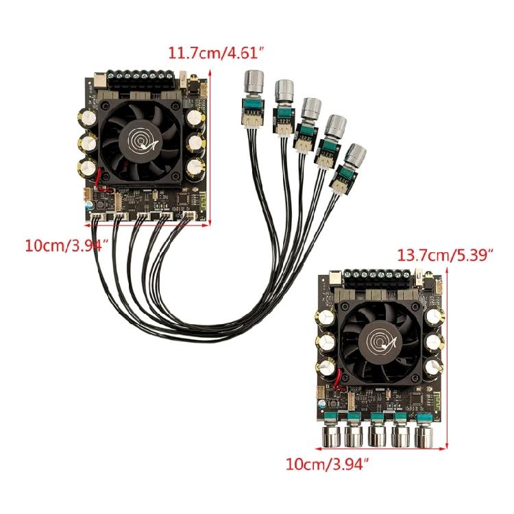 160Wx2+220W Versatile DIY AMP Board Advanced 2.1 Channel Amp Board for Speakers