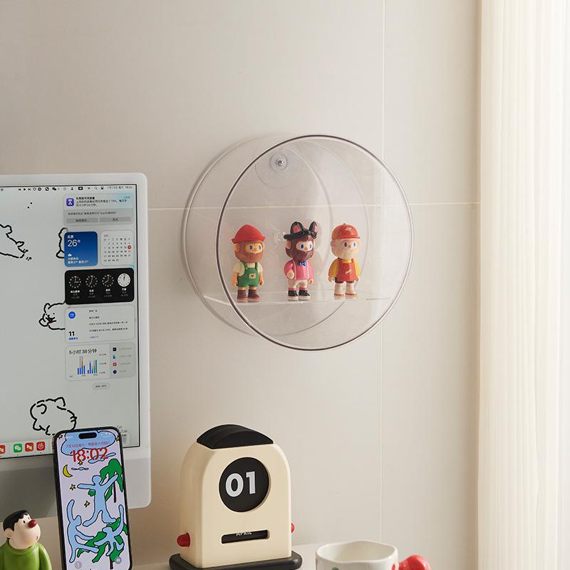 

Transparent Wall-Mounted Display Stand for Figure Storage & Dustproof Toy Blind Box