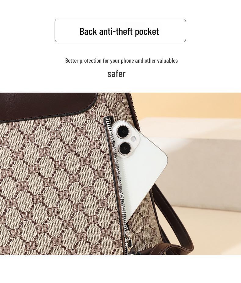 2025 Women's Large Korean Fashion Backpack - Travel, Shopping, Student Style with Unique Letter Design