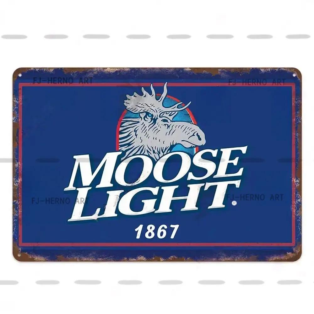 Vintage Beer Metal Sign Decorative Plaque - Retro Plate for Wall - Ideal for Bar Pub Club Dad's Garage Workshop Poster Decor