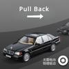 1:24 Mercedes-Benz W140 320SEL High Simulation Diecast Car Metal Sound Light Alloy Model Car Children's Toys Collection Gifts