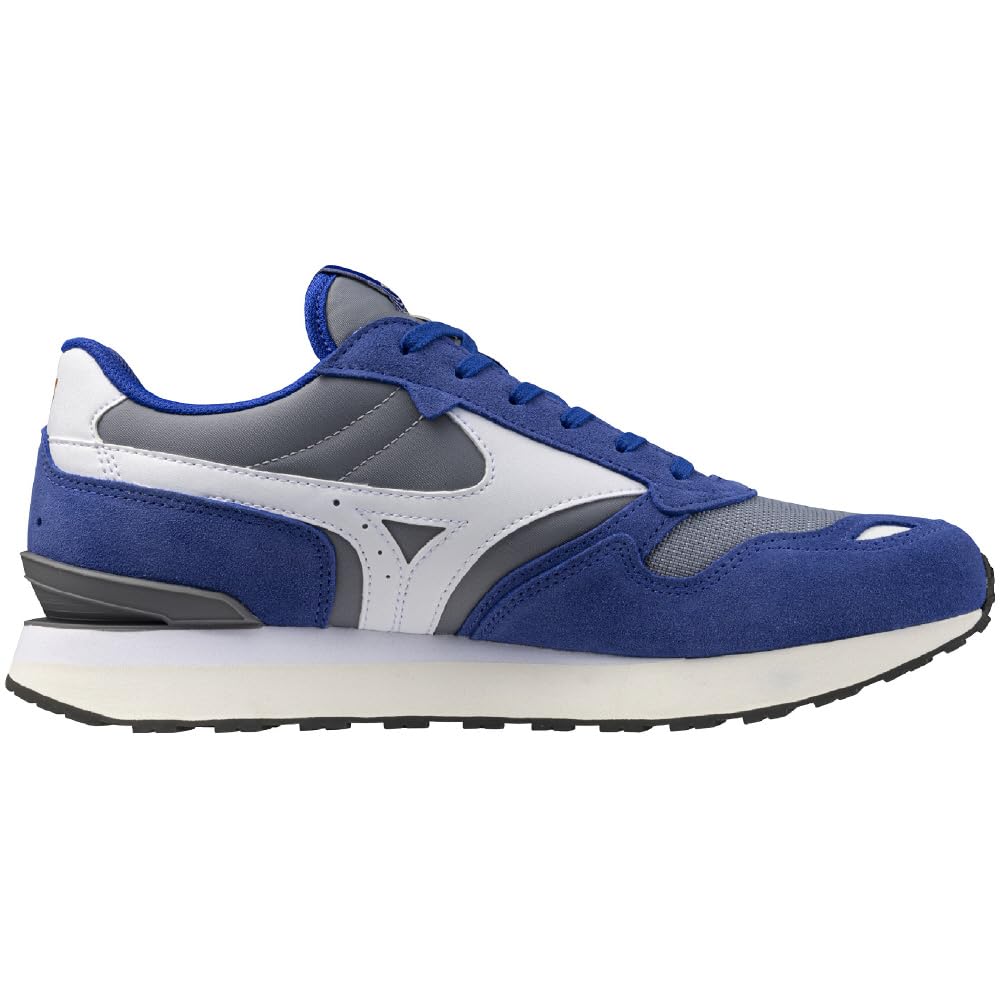RB87 Sporty Gray X White X 2E [Mizuno] Sneakers, Casual, Commuting, School, Lifestyle, Stylish, Blue, 23.5 Cm,