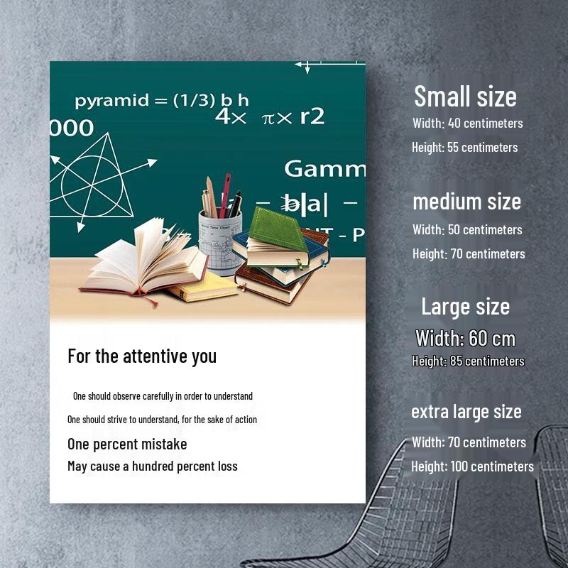 HANDUNYOU Inspirational Classroom Wall Art