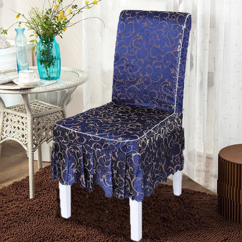 Hotel Professional Nailed Wooden Chair Chair Cover Geometric Pattern Hotel Conference Chair Cover Hotel Household Nailed Universal