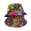 Fisherman Cap voor JazzPopulaire Zomer Buitenactiviteit Bucket Hat Print Zonnehoed