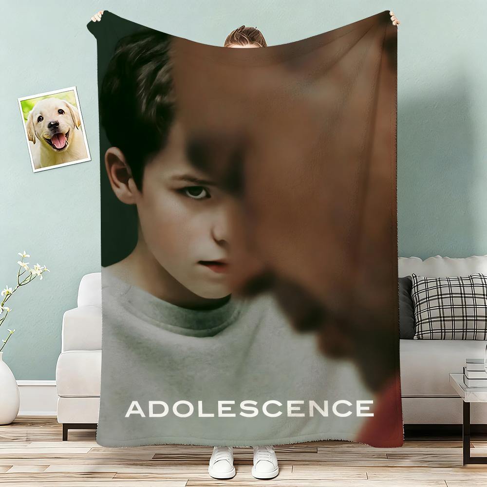 Adolescence Throw Lightweight 240g Flannel Blanket Soft Skin-friendly for Summer Cooling 75x90cm