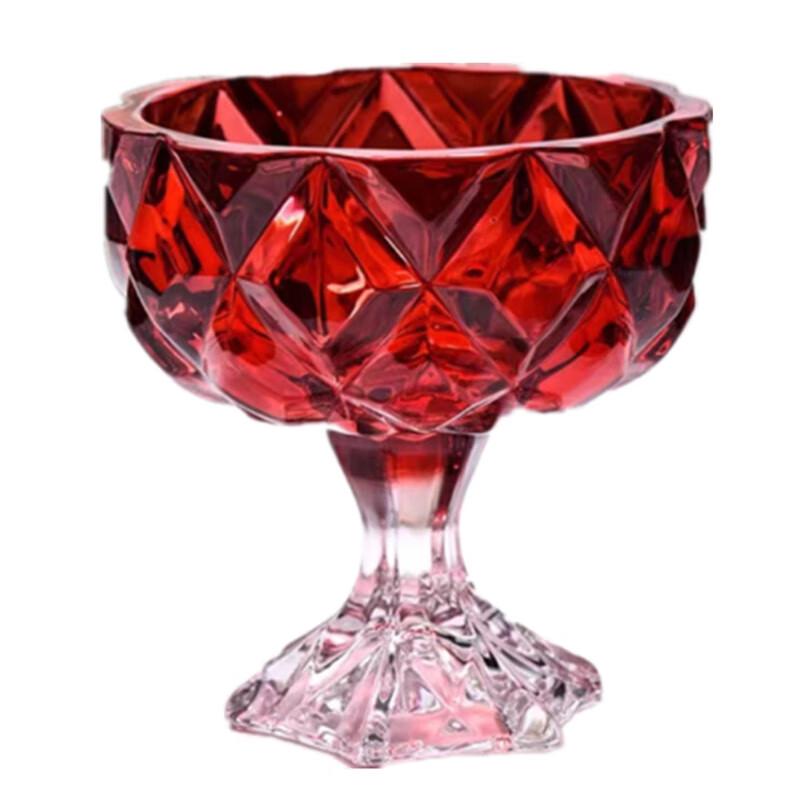 Flavinmci European Style Crystal Glass Fruit Bowl