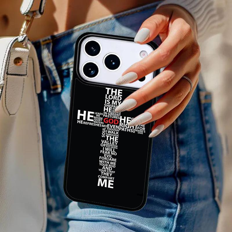 Bibelvers Jesus Christus Christliches Handyhülle Für iPhone 17 Air 14 15 13 12 Max Hülle Für Apple 16 16e 11 Pro Max Plus