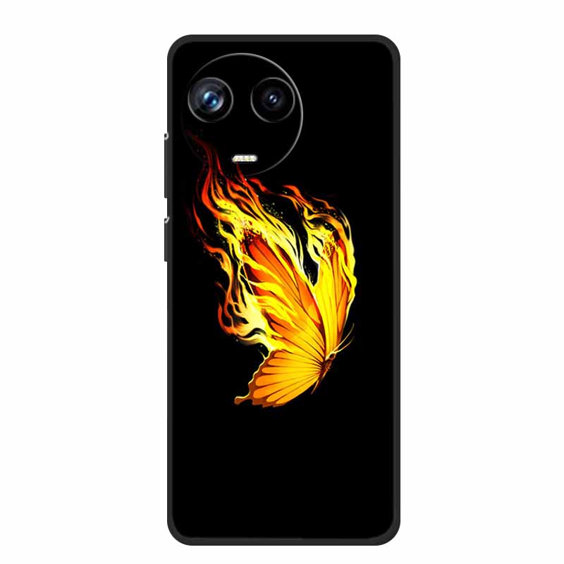 For Realme 11 11X 5G RMX3780 Case TPU Animals Soft Silicone Bumper Back Cover Phone Cases for Realme11X RMX3785 Wolf Cool Fundas