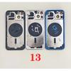 Rear Shell OEM For iPhone 13 Pro Max 12 Mini 11 SE3 14 Pro max Back Housing With Free Gifts,Back Shell Frame+Back Cover+Side Key