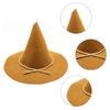 Comfortable Witch Hat Adult Teen Halloween Parties Witch Hat Practical Adult Cosplay Hat for Carnivals Photography