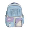 Schoolbag Cute Little Fresh Junior High School Student Large Capacity Schoolbag High School Student Backpack College Girl Transparent Pain Bag Baby 