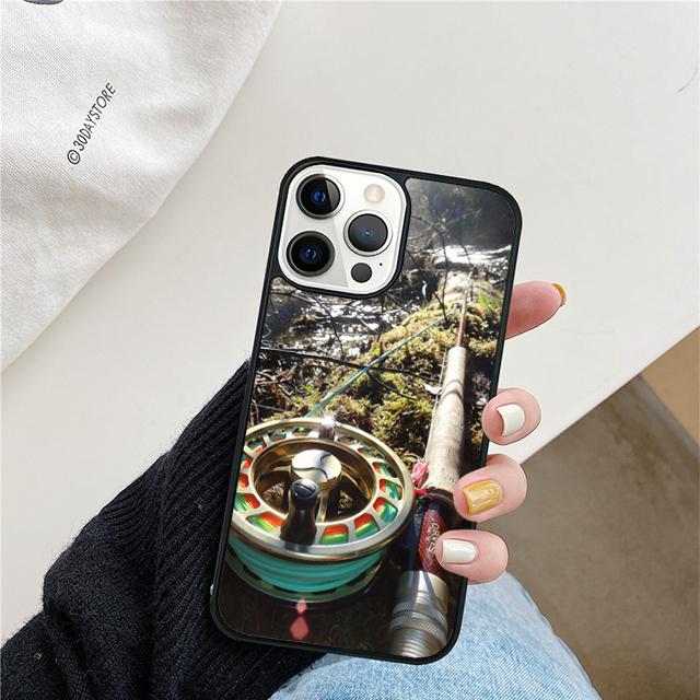 Fishing Tackle Phone Case For iPhone 17 Air 15 16 Cover 11 13 14 Pro Max 12 Plus Max Fundas