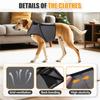 Giacca Anti-Ansia per Cani, Cappotto per Cani per i Temporali, Maglietta Calmante per Cani Delicata sulla Pelle - Mantiene l'Animale Calmo, Gilet Anti-Ansia per Cani e Gatti