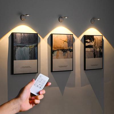 New LED Wall Lamp USB Charging Wirelessly Dimmable Motion Sensor Living Room Bedroom Bedside Decoration Spotlights Night Wall Li
