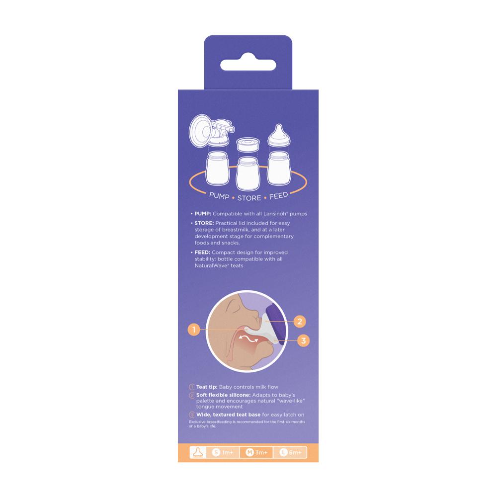Lansinoh Butelka do karmienia 240 ml ze smoczkiem