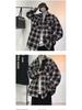 Men's 2024 Plaid Shirt Jacket – Spring & Autumn Korean Trendy Workwear Baseball Style
