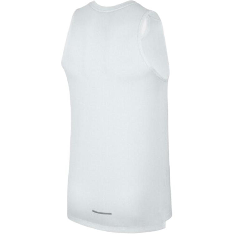 Nike Tank Tops Men's White Crew Neck Moderate Straight Fit AJ7563-100