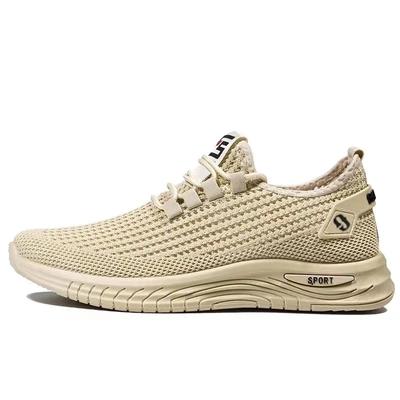 2025 New Spring and Autumn Network Shoes Men's Shoes Leisure Sports Mesh Breathable Anti Slip Lightweight Running Shoes for Men