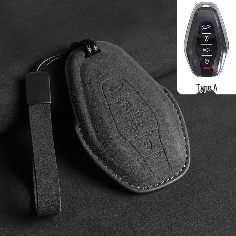 Jetour X70/X70Coupe/X90/X95 Premium Suede Key Case & Buckle