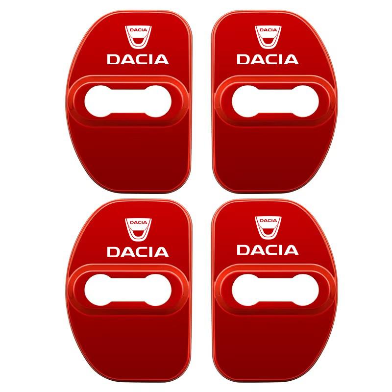 4Pcs Car Door Lock Cover Stainless Steel Protection Accessories For Dacia Duster Logan Sandero Stepway Dokker Lodgy MCV 2019 NN40