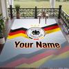 Custom Text Printed Rug Germany national football team Non Slip Floor Carpet For Home Room Decor