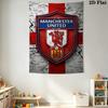 Manchester Crest Artwork Threepiece Set 1 Duvet Cover 2 Pillowcase Without Core Christmas Birthday Gift Duvet Cover And Pillowcase
