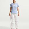 Nike T Shirts Women's Light Blue Crew Neck Moderate DX7907-407