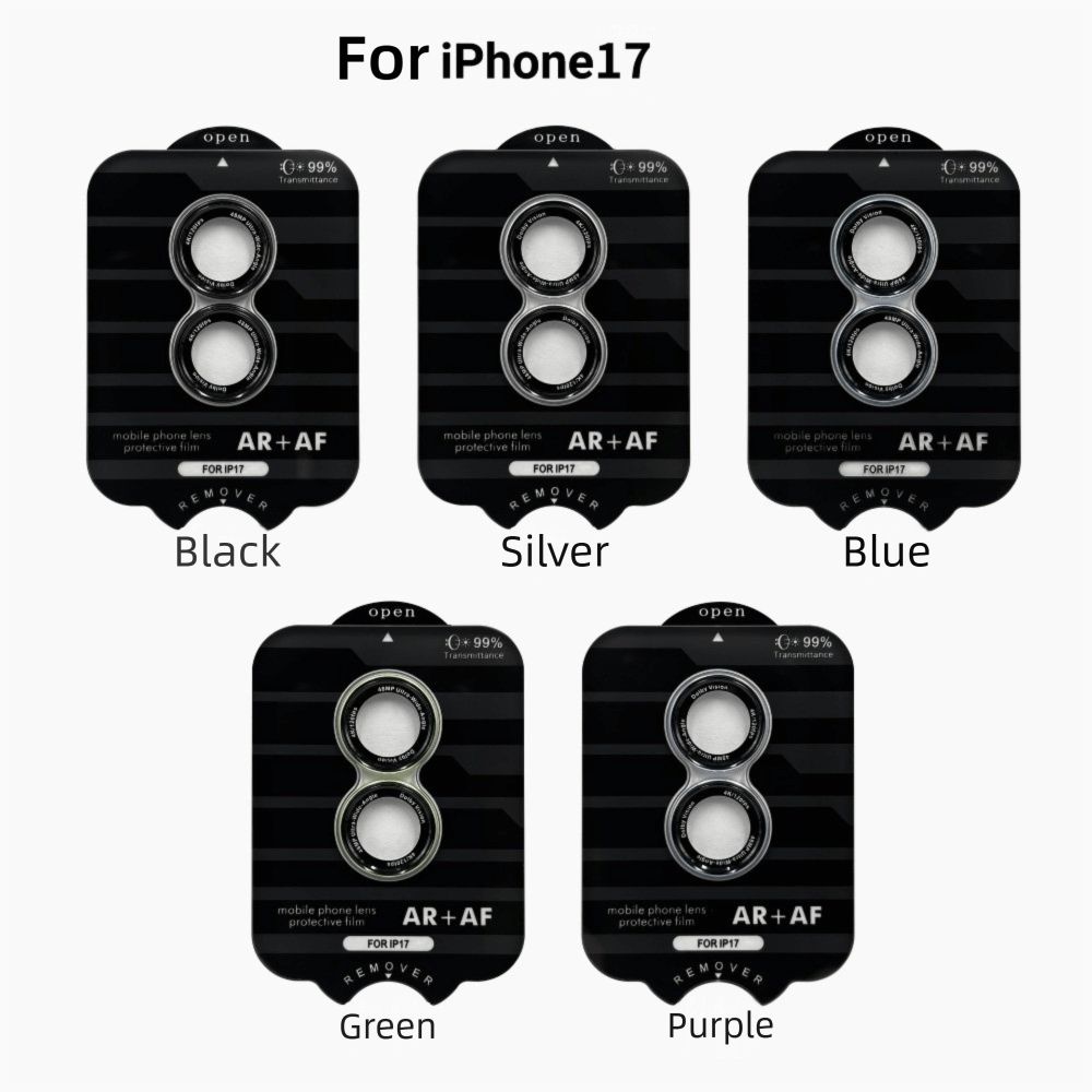 Camera-like AR Camera Lens Protector Metal Lens Ring Protector for iP17 Pro Max Air