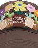 THEMUSEUMVISITOR Five Flower Pot Ball Cap (Brown)
