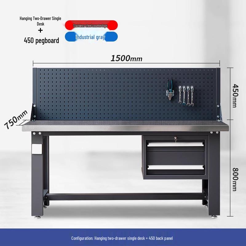 Stainless Steel Heavy Duty Anti-static Workbench for Workshop and Maintenance