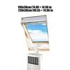 Portable Air Conditioner Window Kit Portable AC Exhaust Duct Accessories Mobile Air Conditioning Vent Cloth For Home Apartment
