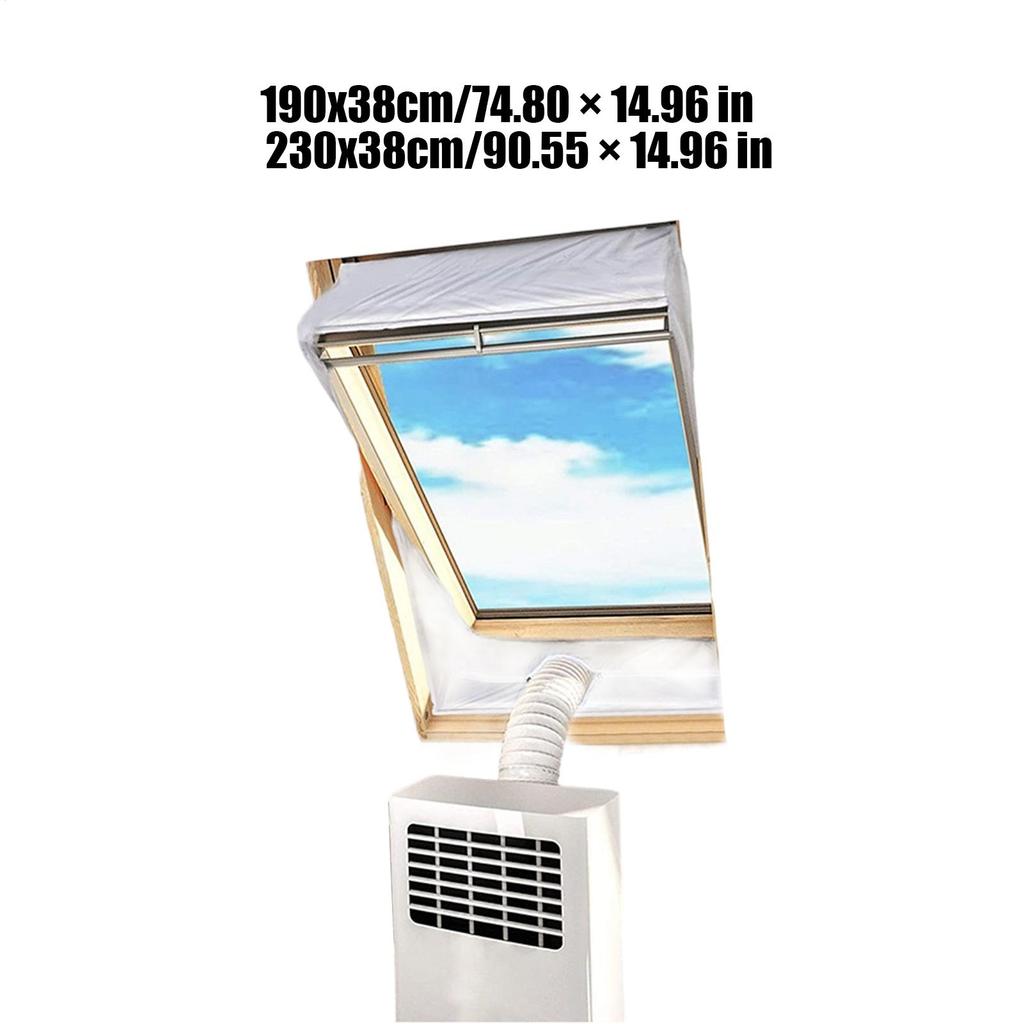 Portable Air Conditioner Window Kit Portable AC Exhaust Duct Accessories Mobile Air Conditioning Vent Cloth For Home Apartment