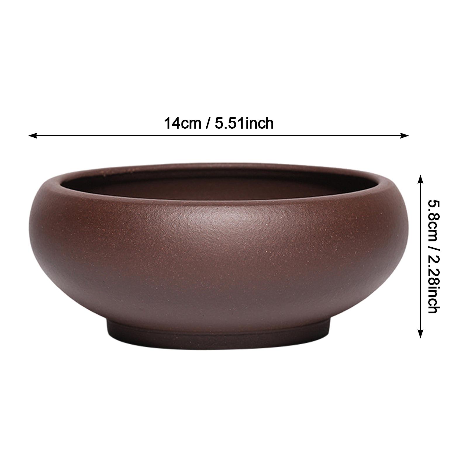 

Flowerpot Red Stoneware Flower Pots With Drain Hole Elegant Promote Healthy Growth Planter For Balcony Living Room Bedroom фиолетовый